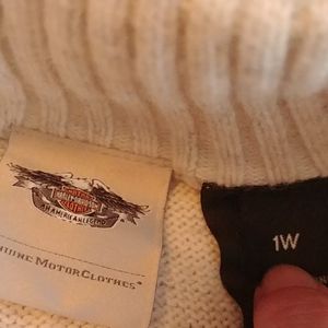 Authentic Harley Davidson 3/4 Zip Sweater